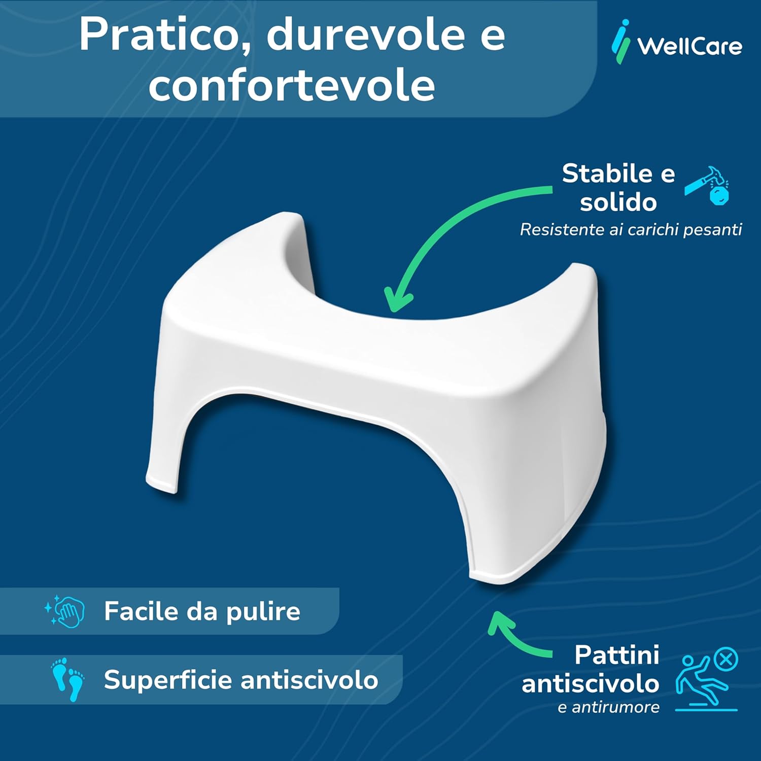 Well Care taburete vista lateral
